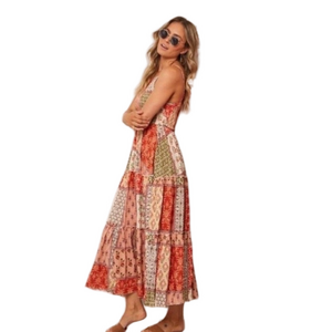 Anthropologie Abel the Label Patchwork Dress Size XS